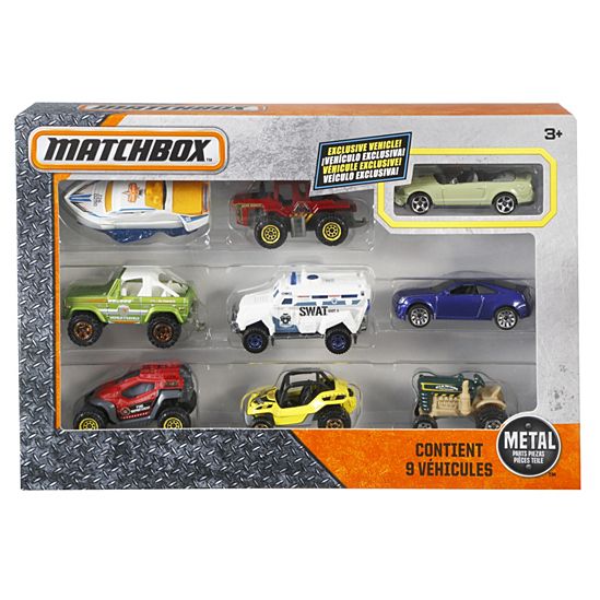 Matchbox 9 Car Gift Pack (6589224845406)