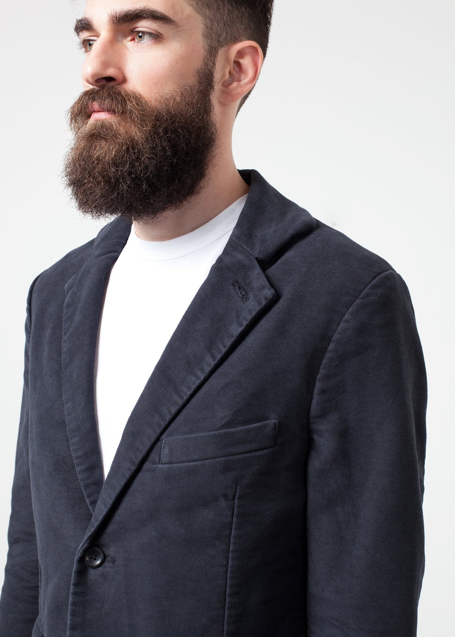 Zepo Brushed Cotton Blazer (6707083608158)