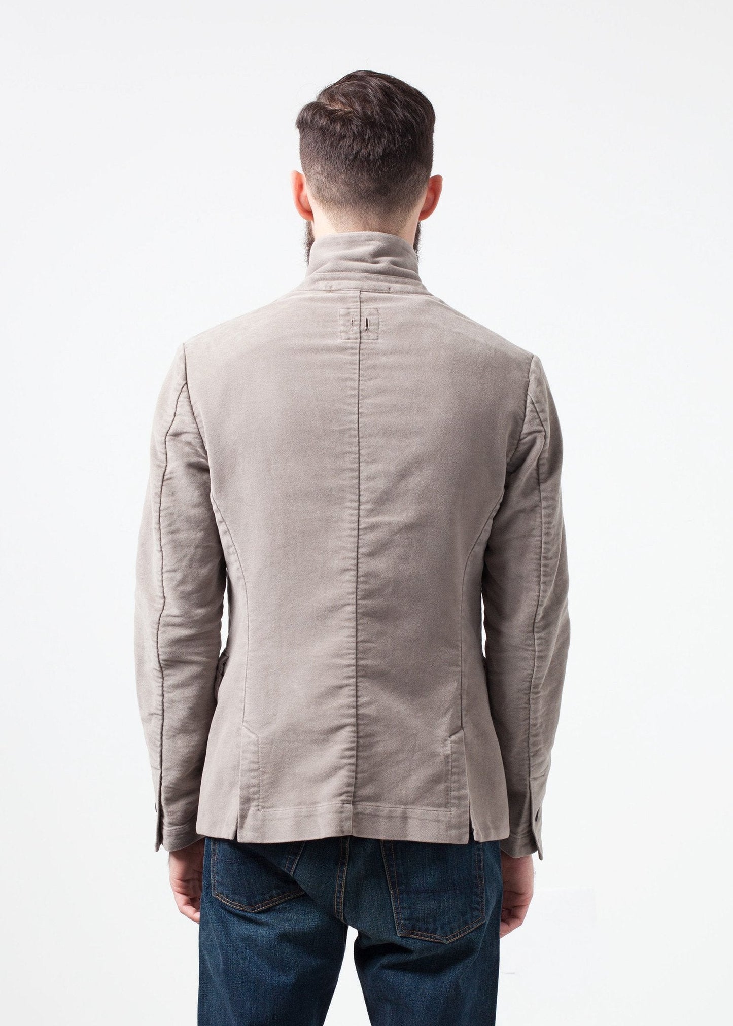 Zepo Brushed Cotton Blazer (6707083804766)