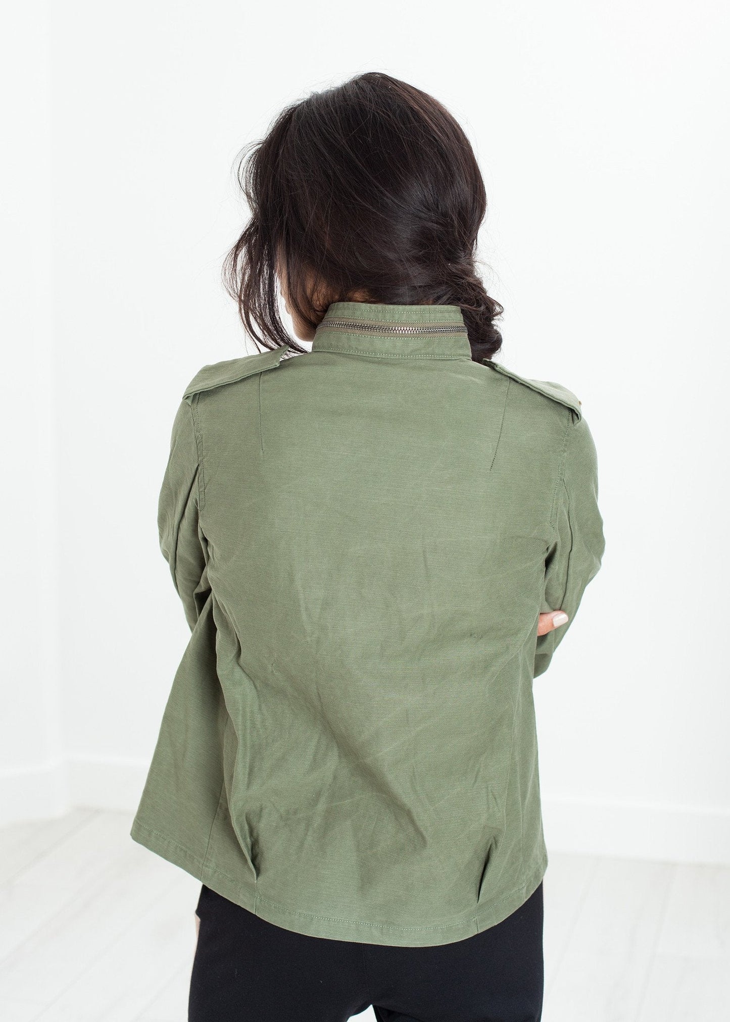 Big Army Jacket in Olive (6707100188766)