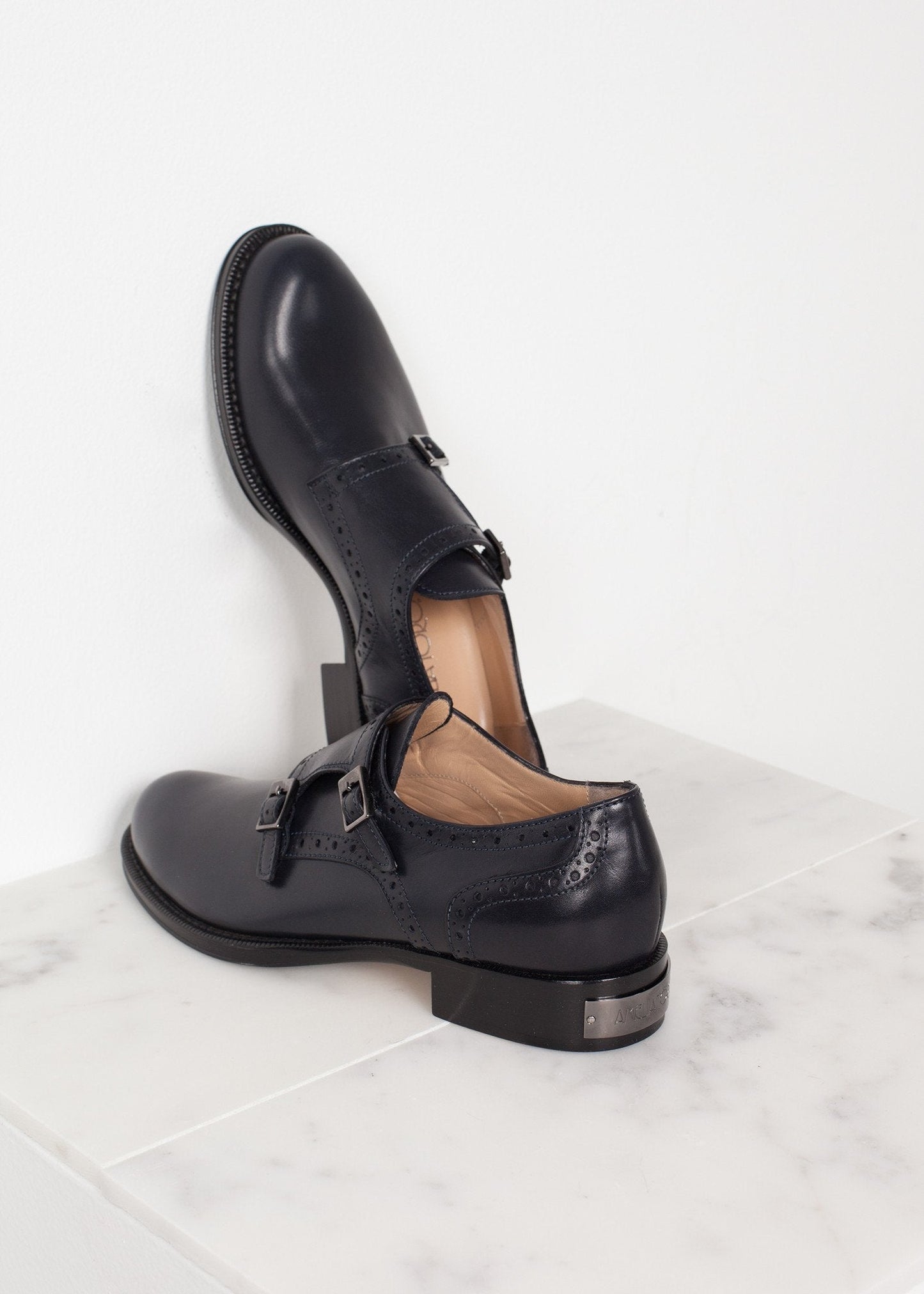 Buckle Shoe in Navy (6707089014878)