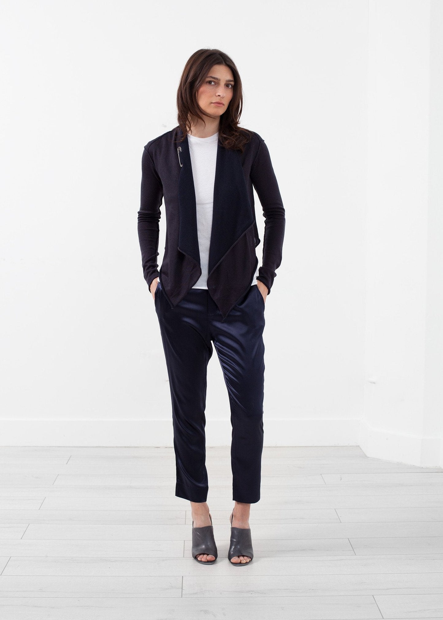 Draped Neck Cardigan (6707088851038)