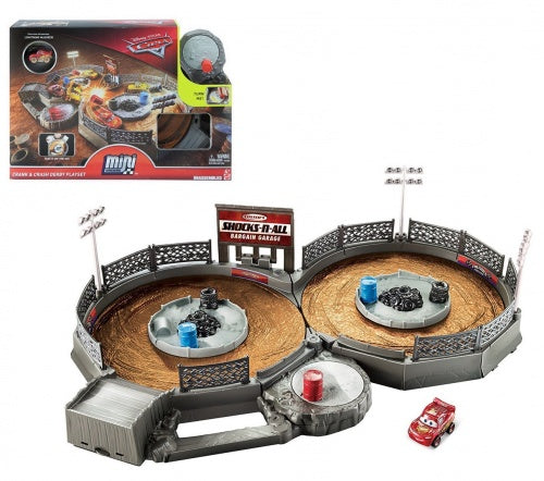 Disney Pixar Cars Mini Racers Crank and Crash Derby Playset (6589227073630)