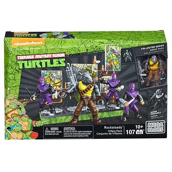 Mega Bloks Teenage Mutant Ninja Turtles Rocksteady Villain Pack (6589229138014)