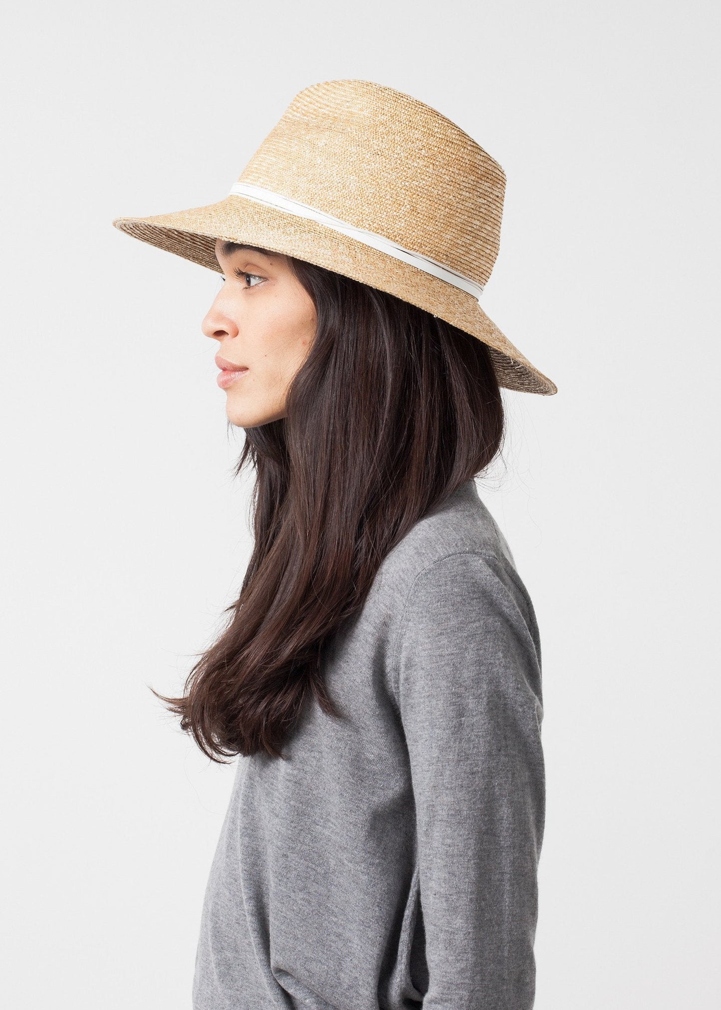 Wrapped Up Hat in Straw/White (6707086360670)
