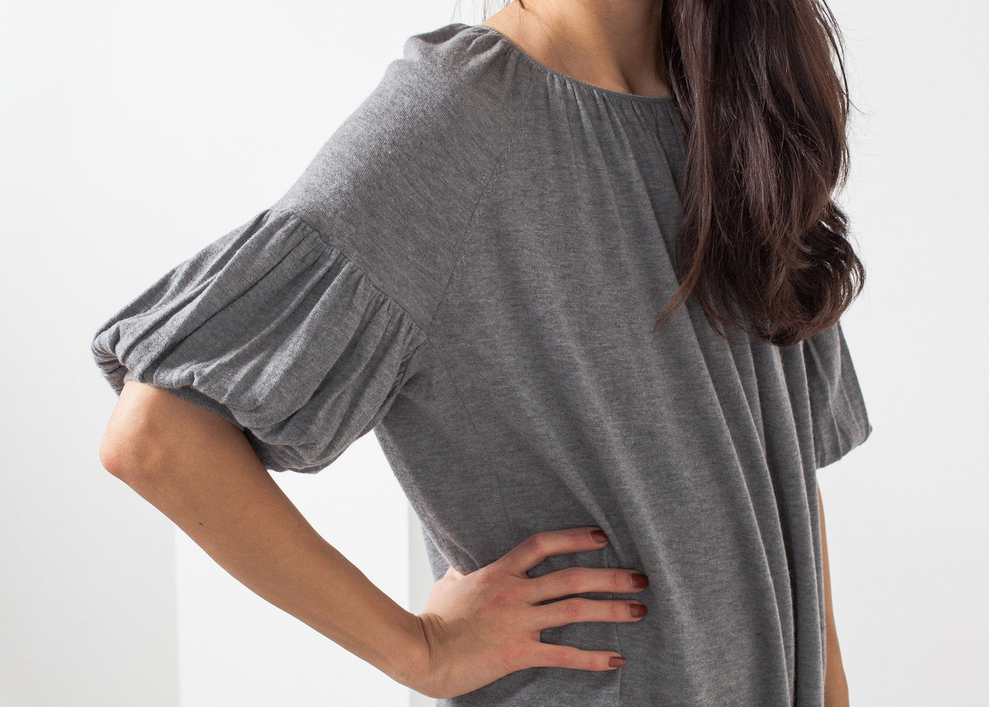 Cashmere Puff Sleeve Knit (6707092652126)