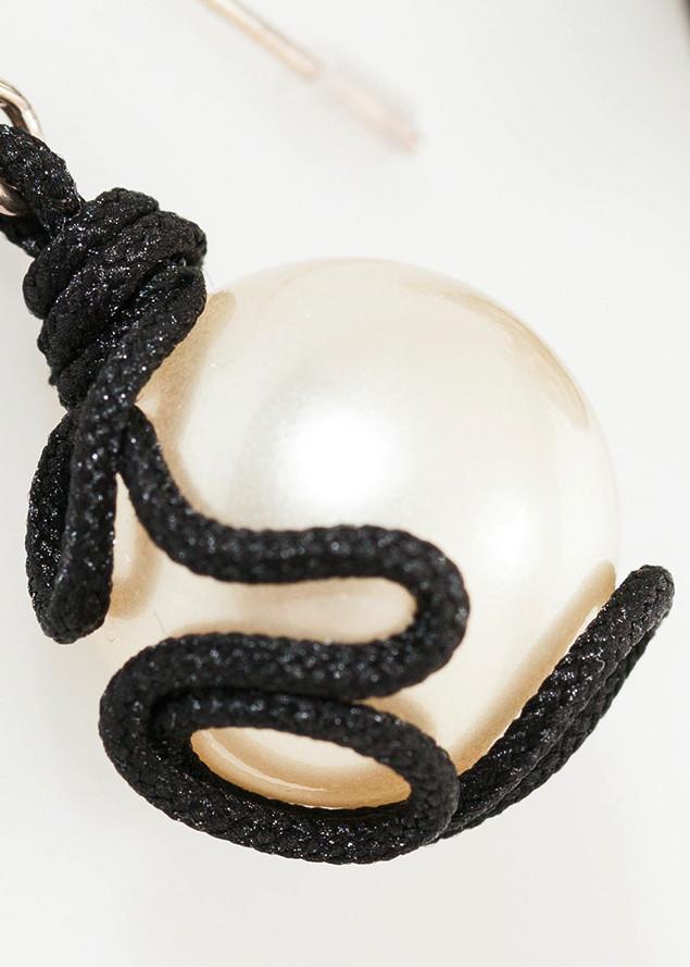 Float Bead Earring in Pearl (6707100975198)