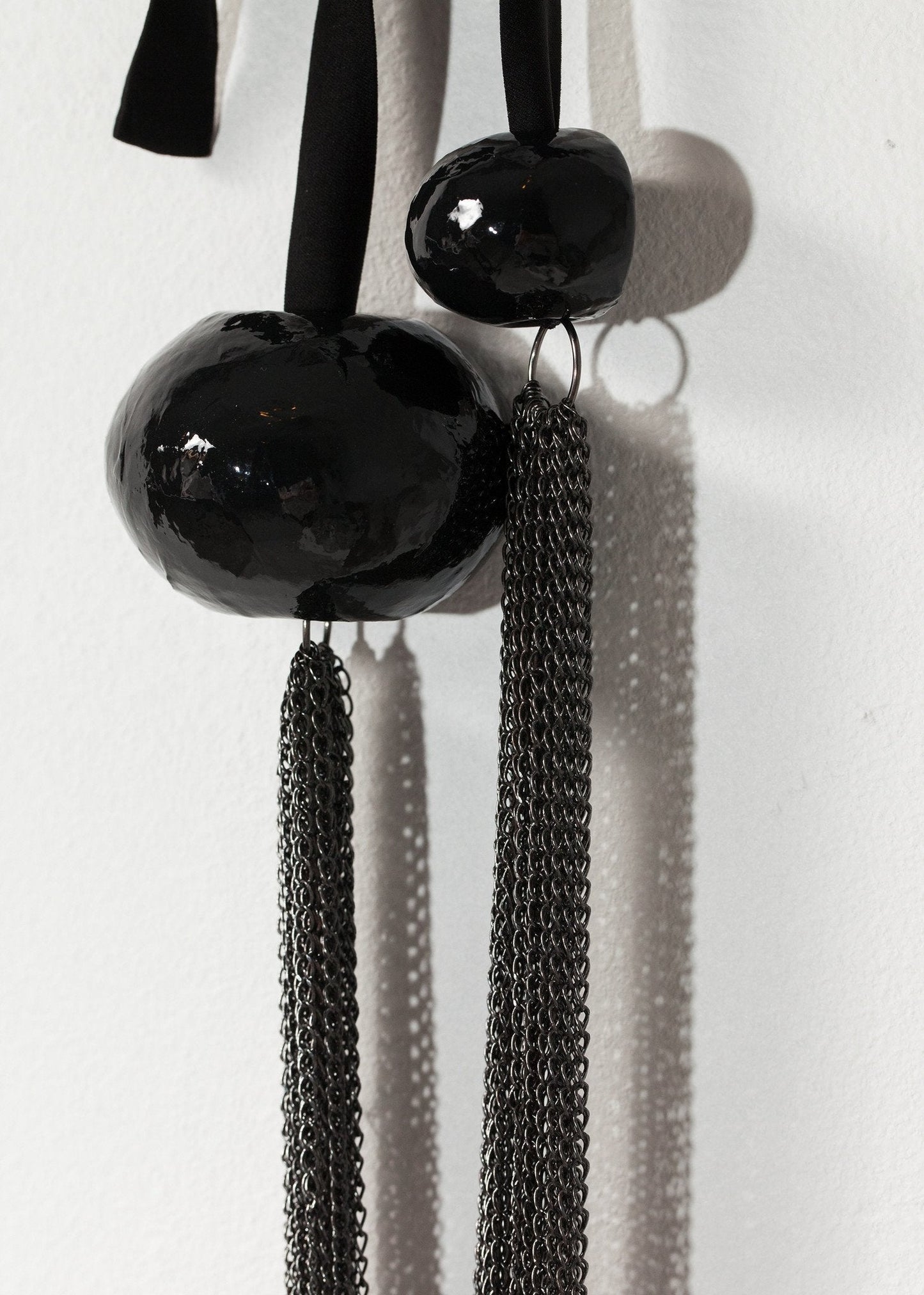 Cascade Necklace in Black (6707101204574)