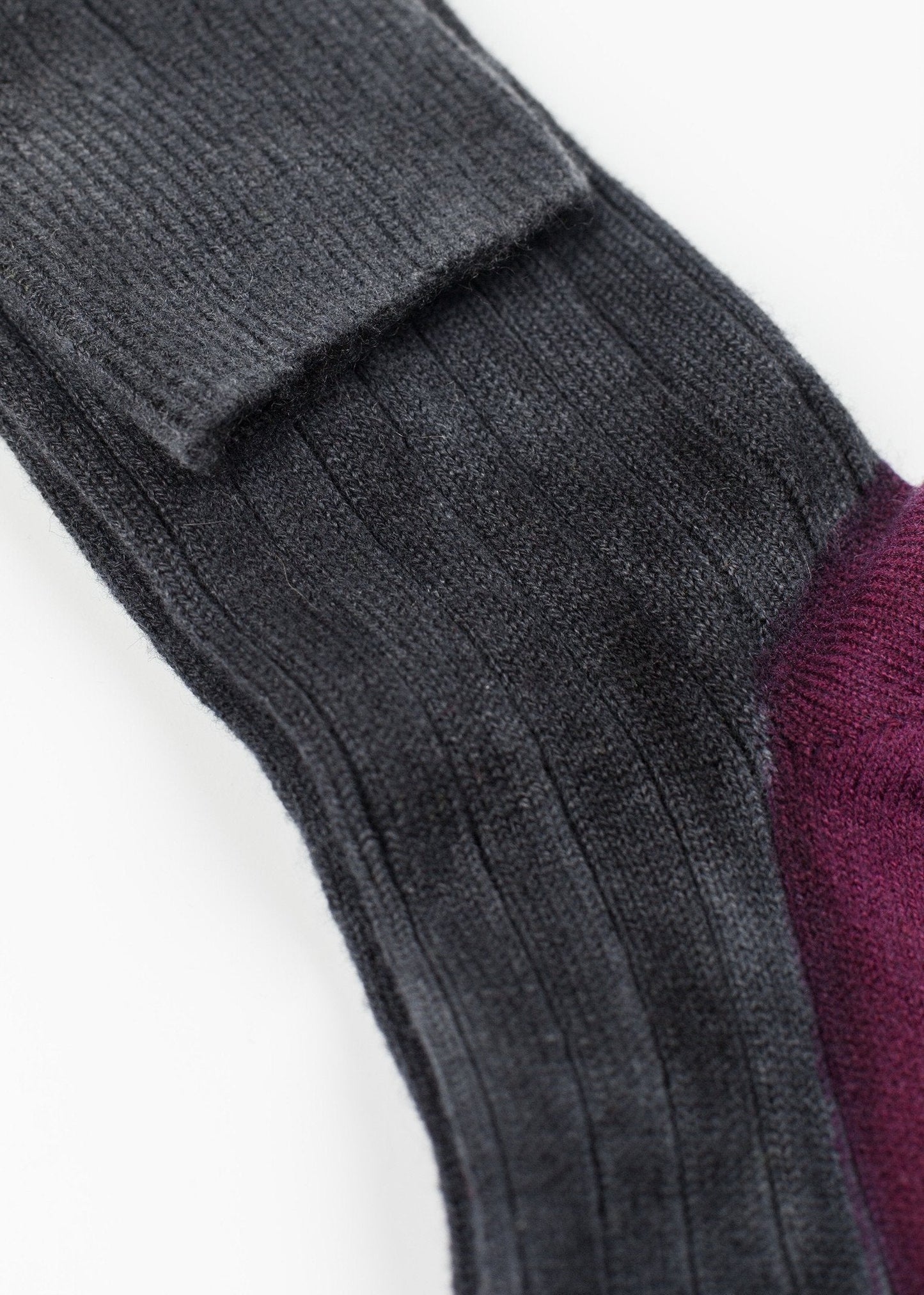 Cashmere Knit Sock in Grey (6707101368414)