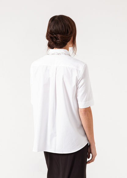 Lara Shirt in White (6707089506398)