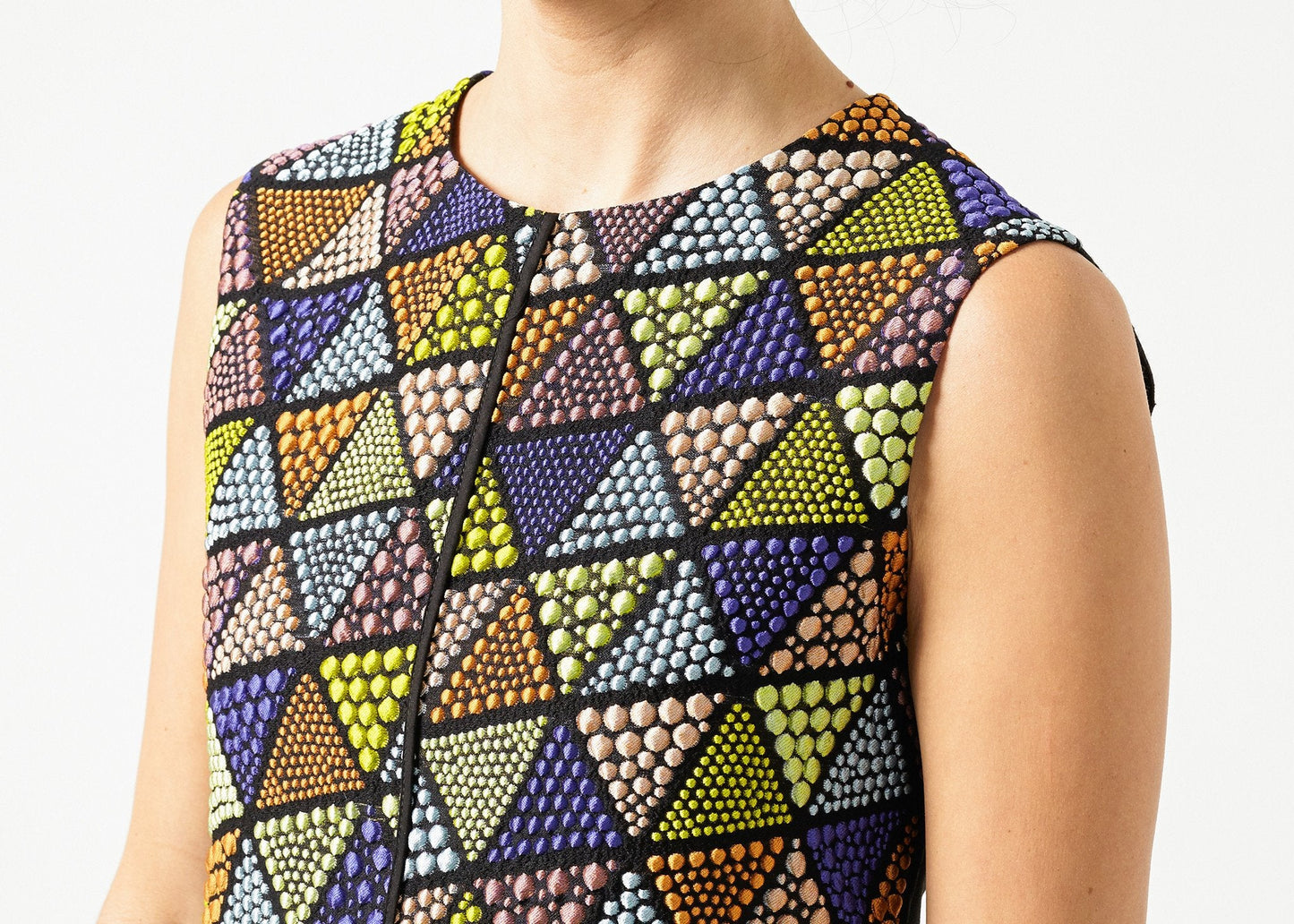Triangle Sleeveless Dress in Multi (6707090423902)