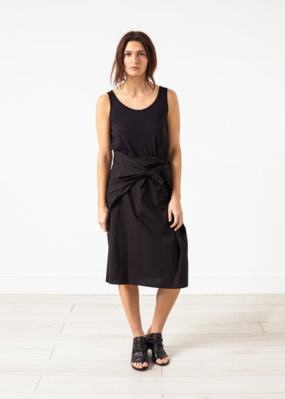 Bow Skirt in Black (6707090063454)