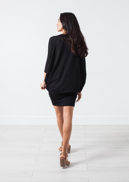 Tapered Boat Neck Dress (6707084918878)