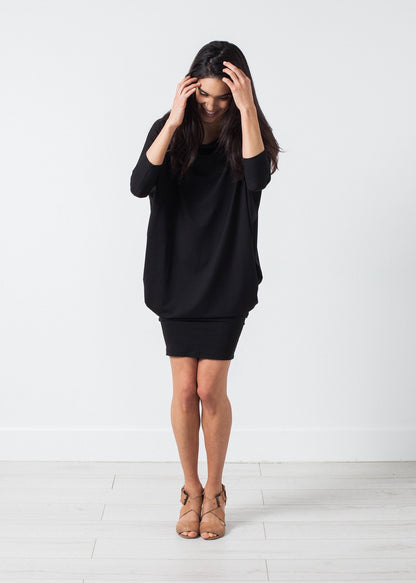 Tapered Boat Neck Dress (6707084918878)