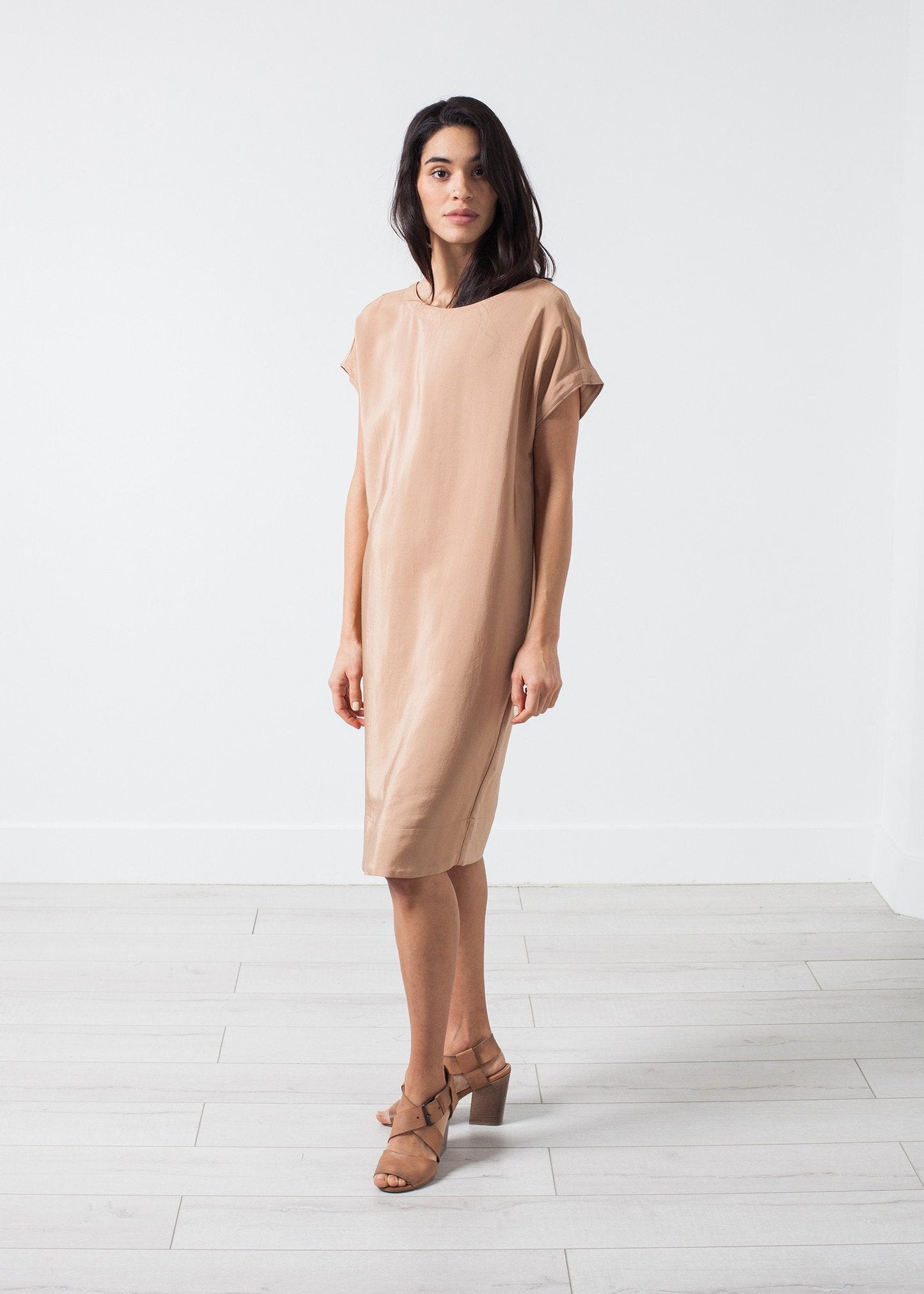 Philomene Dress in Camel (6707084656734)