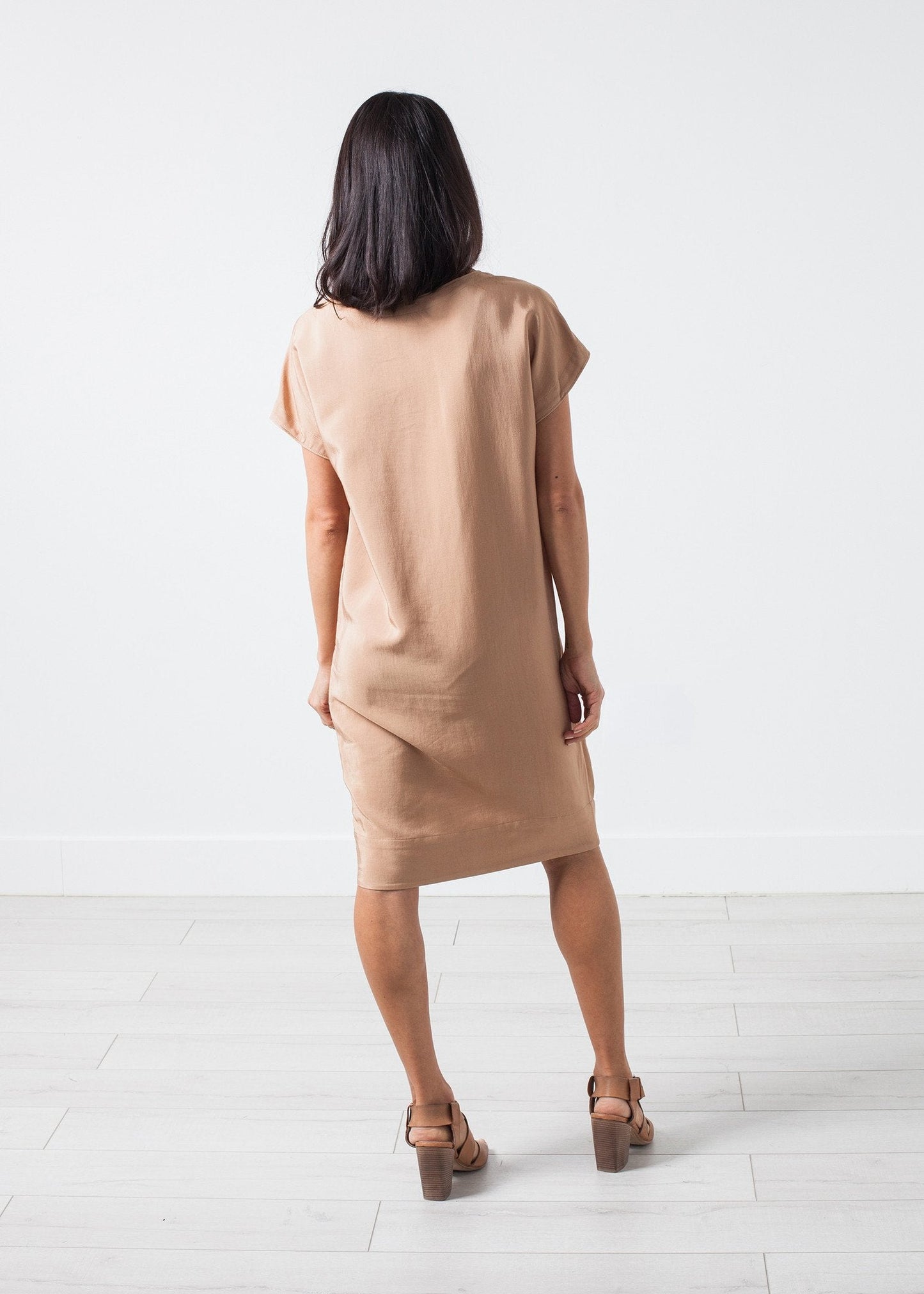 Philomene Dress in Camel (6707084656734)