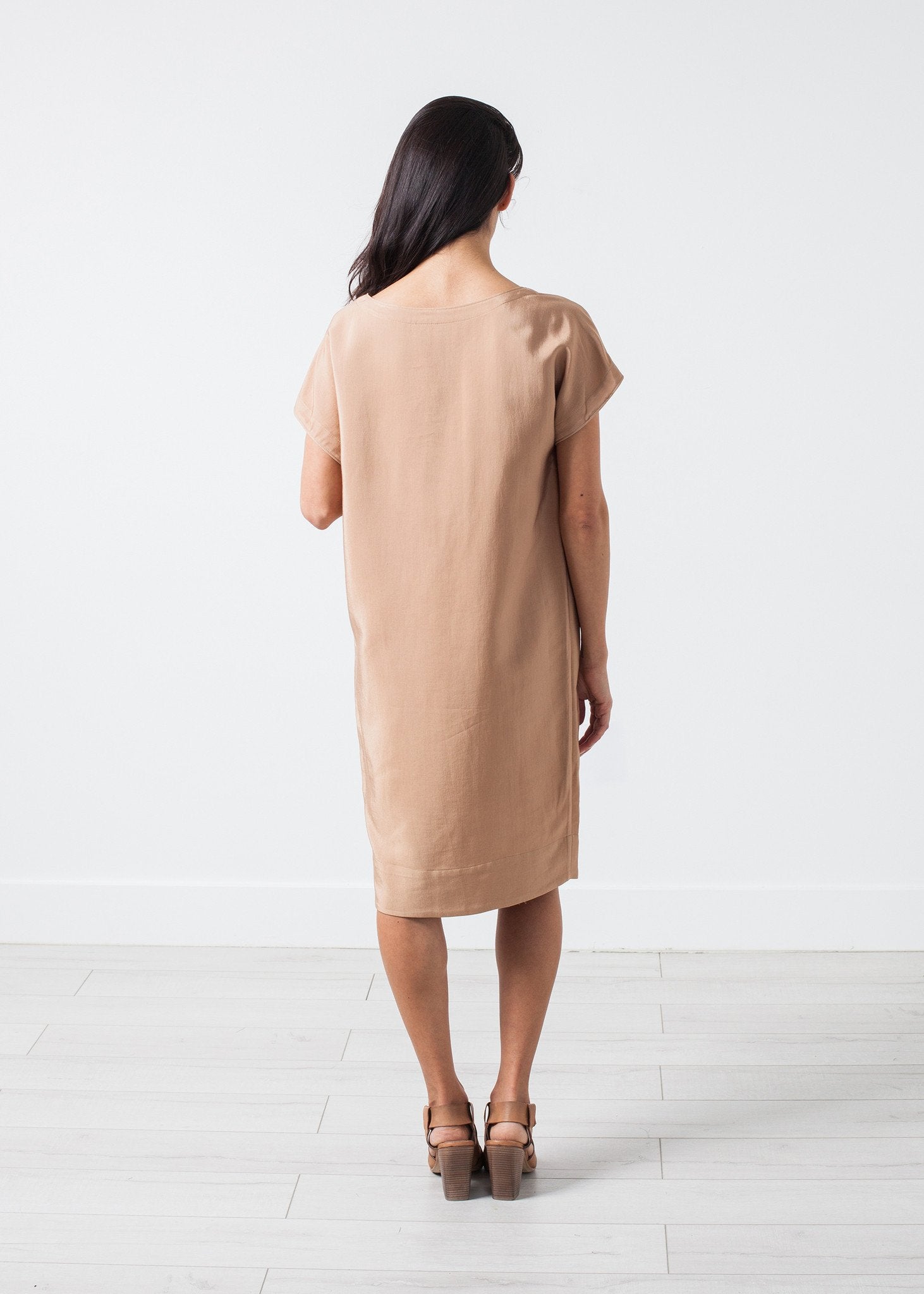 Philomene Dress in Camel (6707084656734)