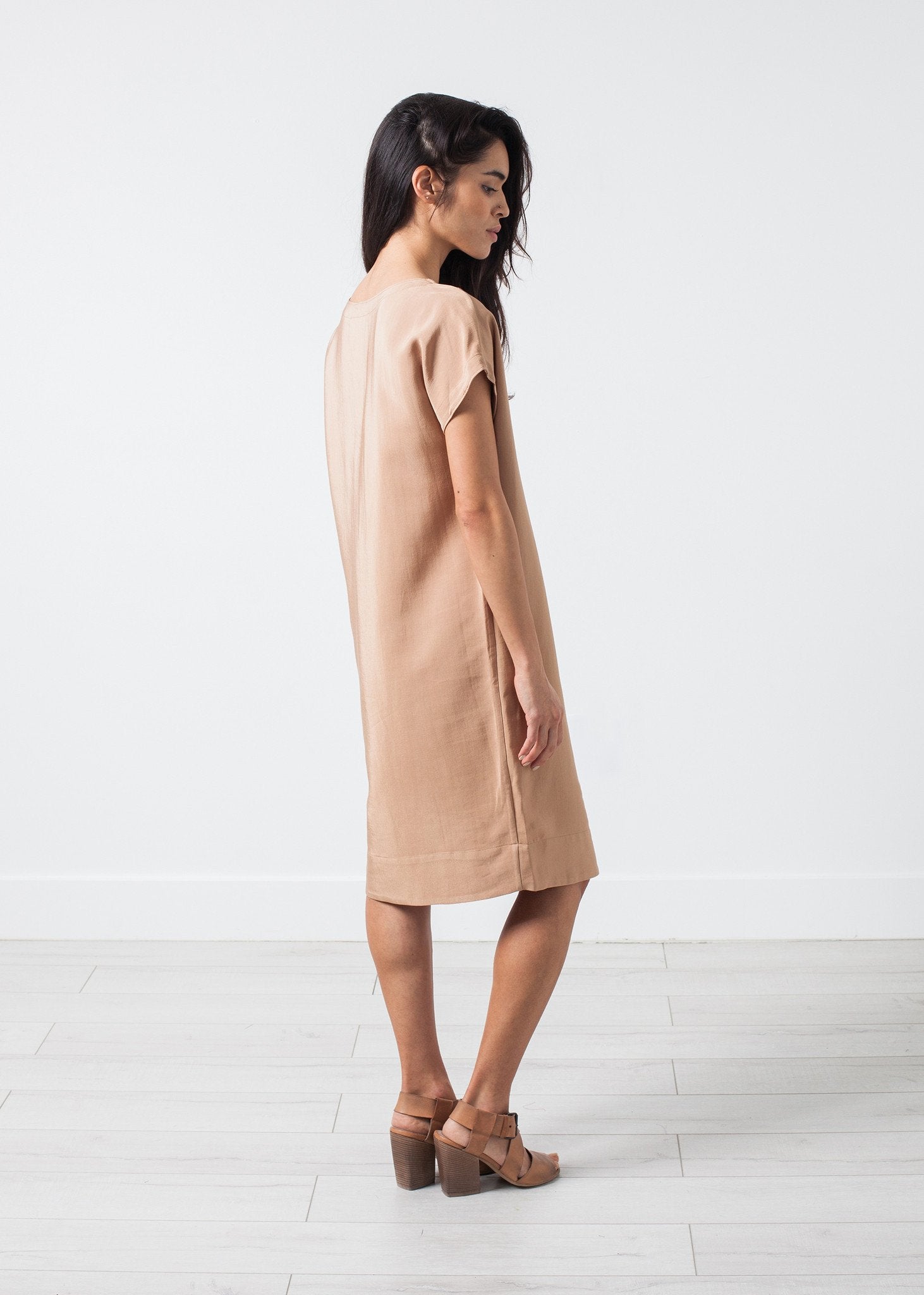 Philomene Dress in Camel (6707084656734)