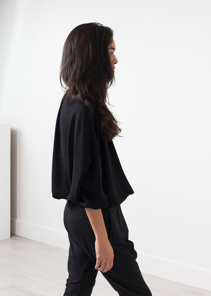 Bubble Peasant Top (6707092553822)