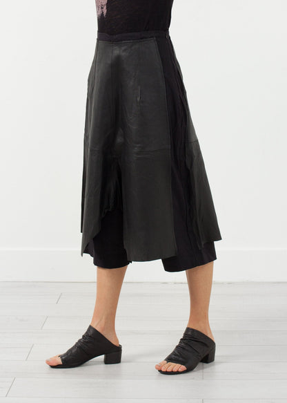 Leather Drop Crotch Pants (6707076595806)