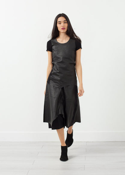 Leather Drop Crotch Pants (6707076595806)