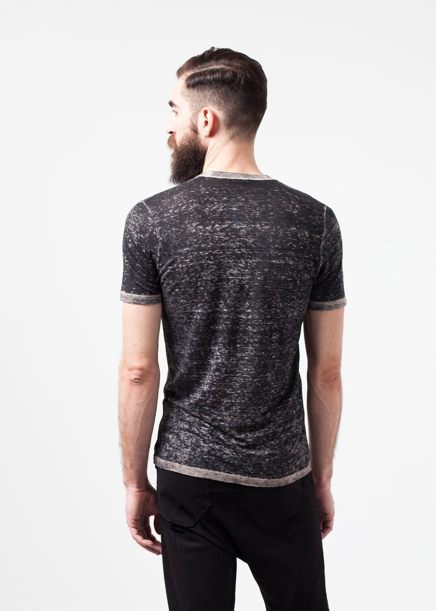 Linen T-shirt in Rope (6707081707614)