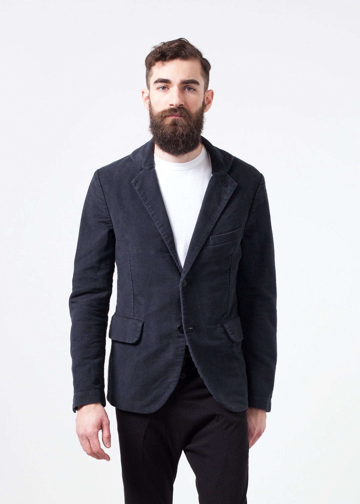 Zepo Brushed Cotton Blazer (6707083608158)