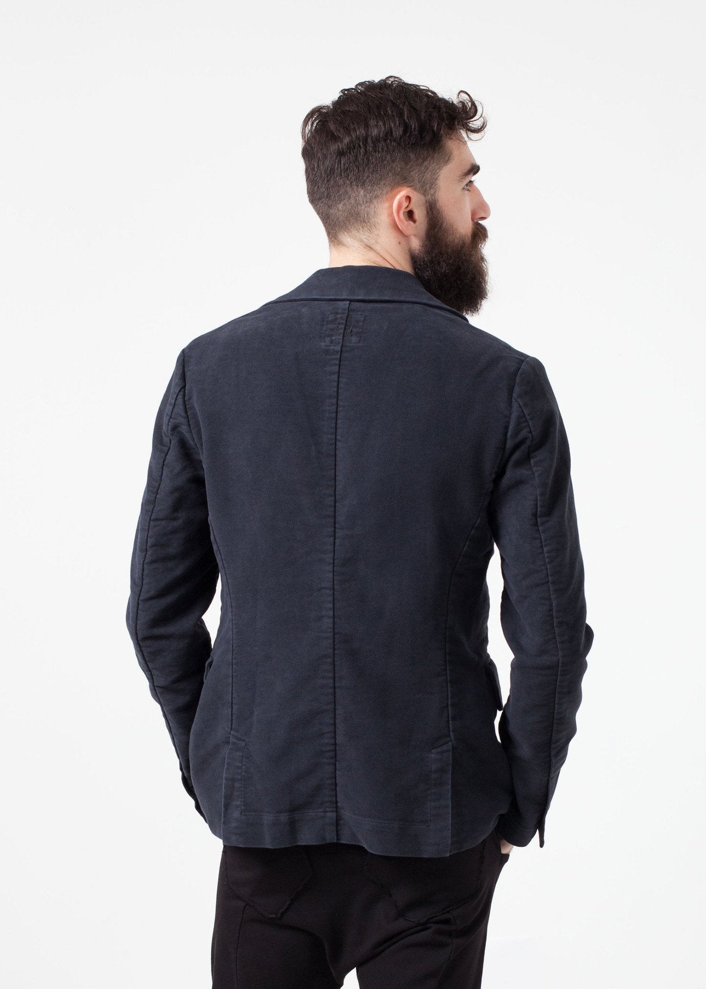 Zepo Brushed Cotton Blazer (6707083608158)