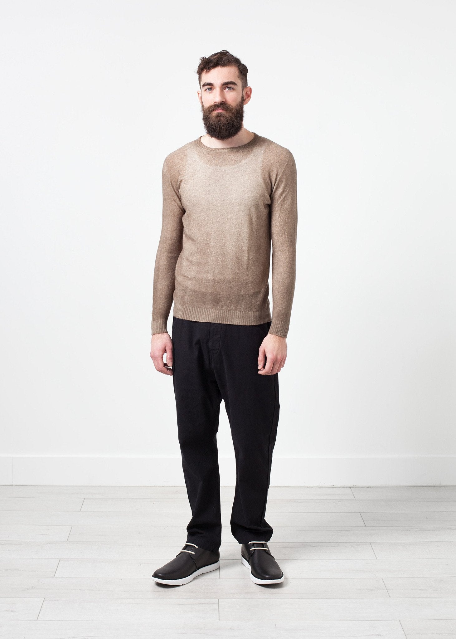 Mottled Cashmere Crewneck (6707081379934)