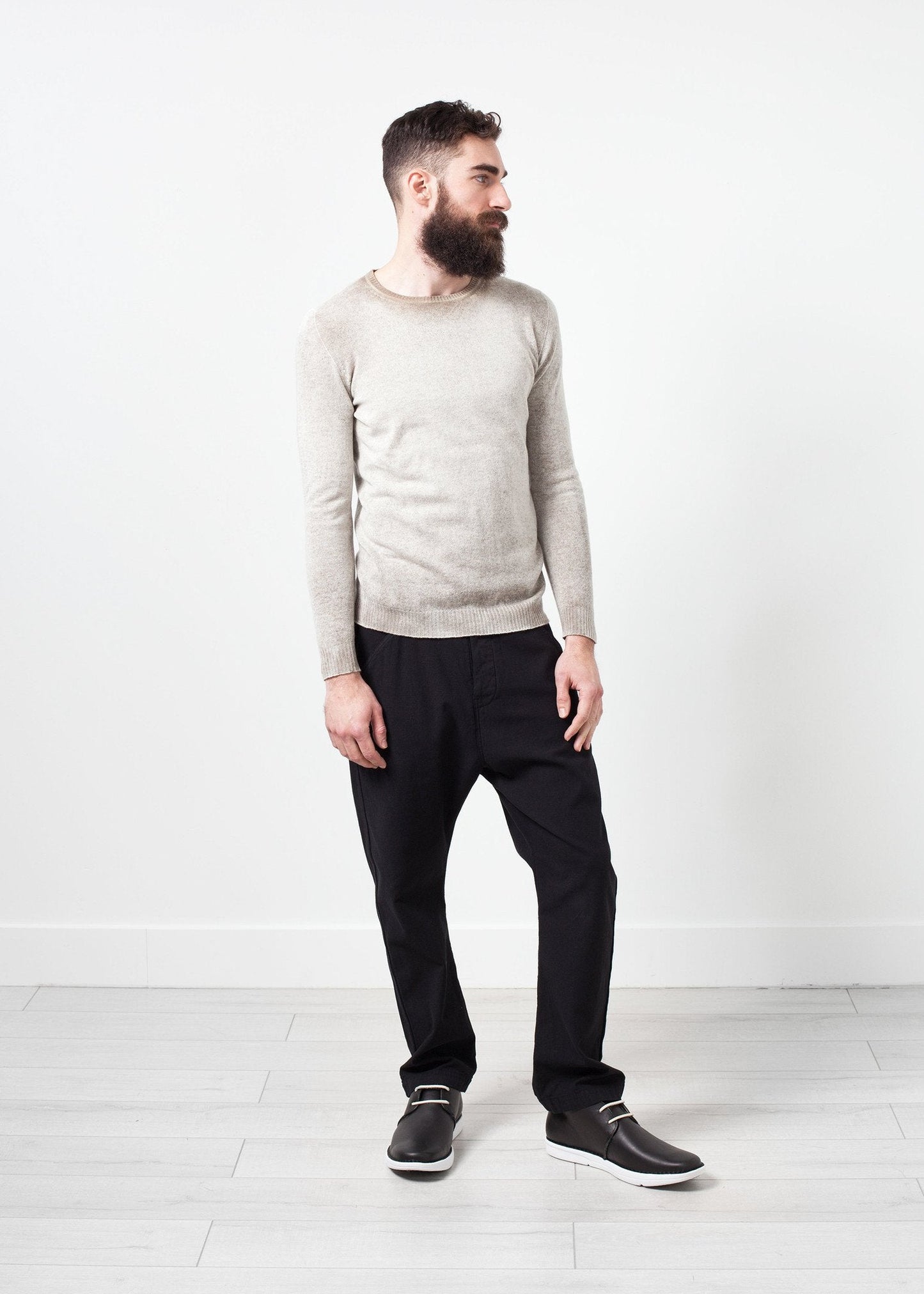 Mottled Cashmere Crewneck (6707081379934)