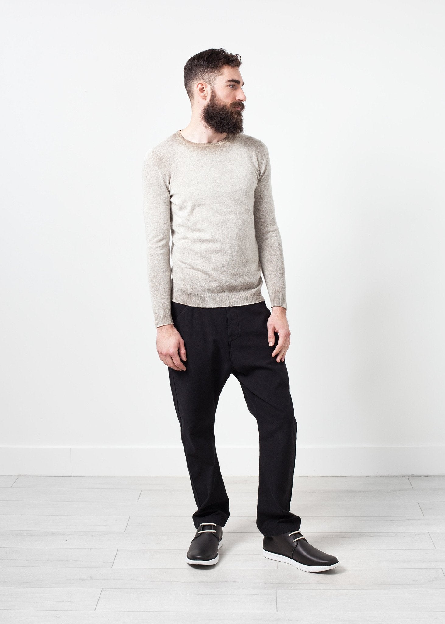 Mottled Cashmere Crewneck (6707081379934)