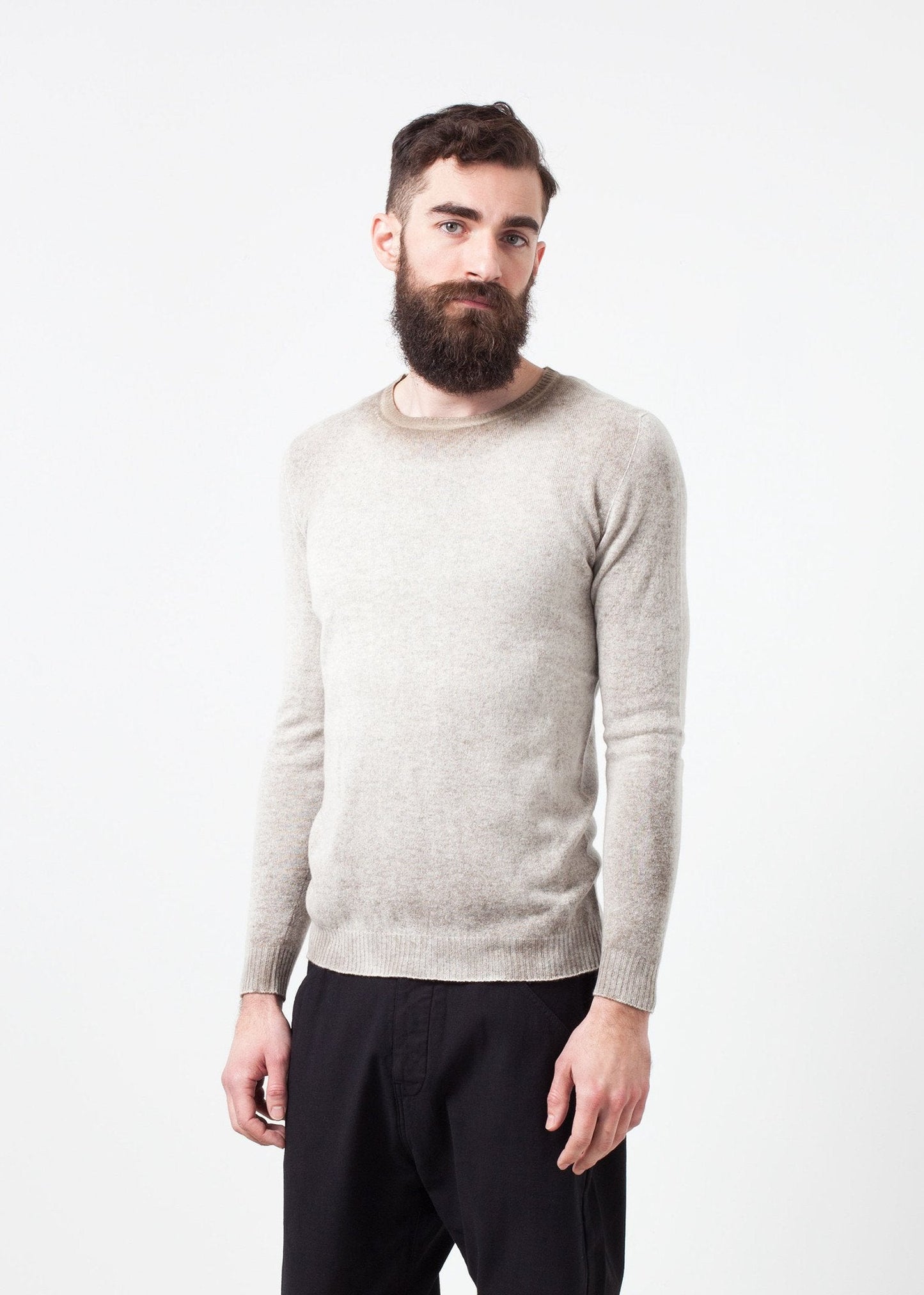 Mottled Cashmere Crewneck (6707081379934)