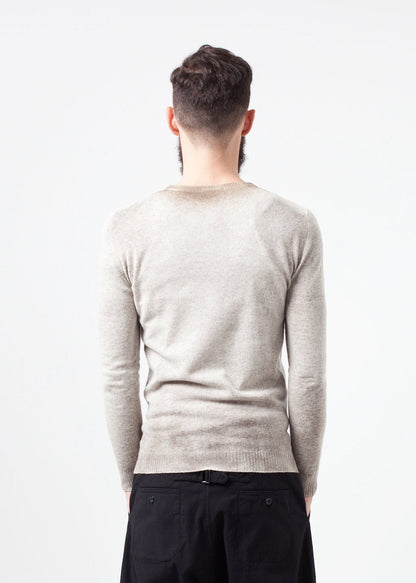 Mottled Cashmere Crewneck (6707081379934)