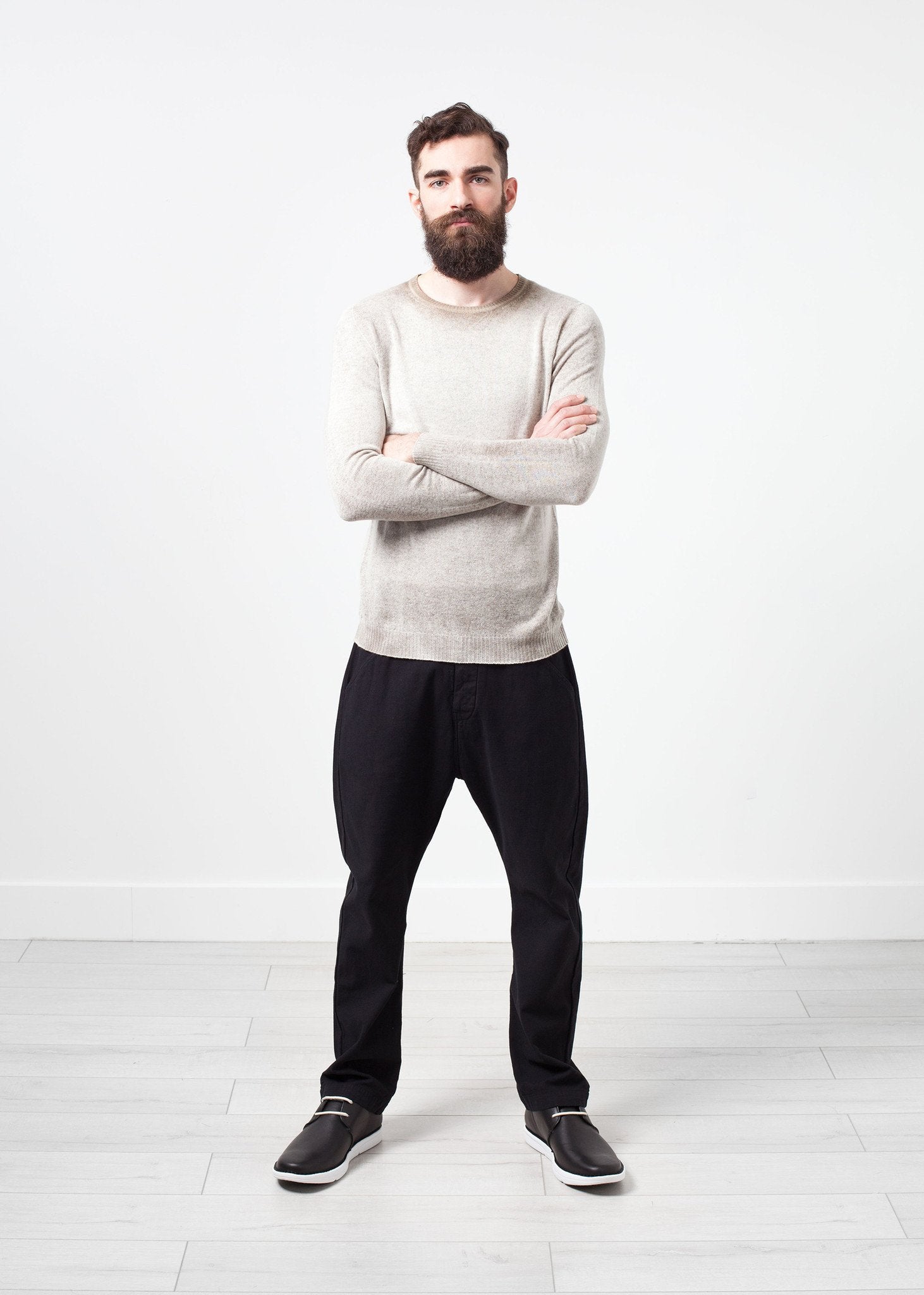 Mottled Cashmere Crewneck (6707081379934)