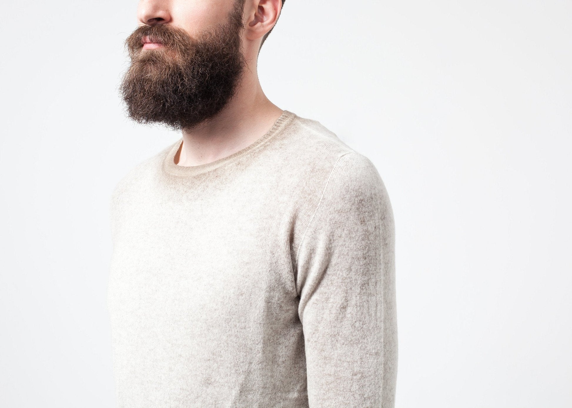 Mottled Cashmere Crewneck (6707081379934)