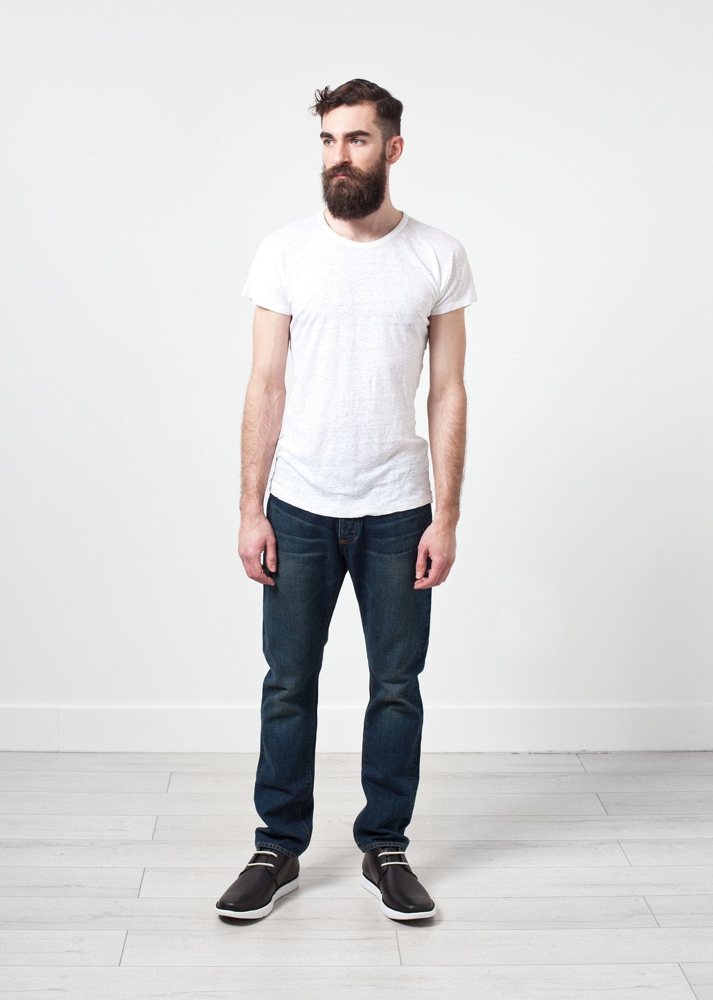 Comfort Tee in White Linen (6707095011422)