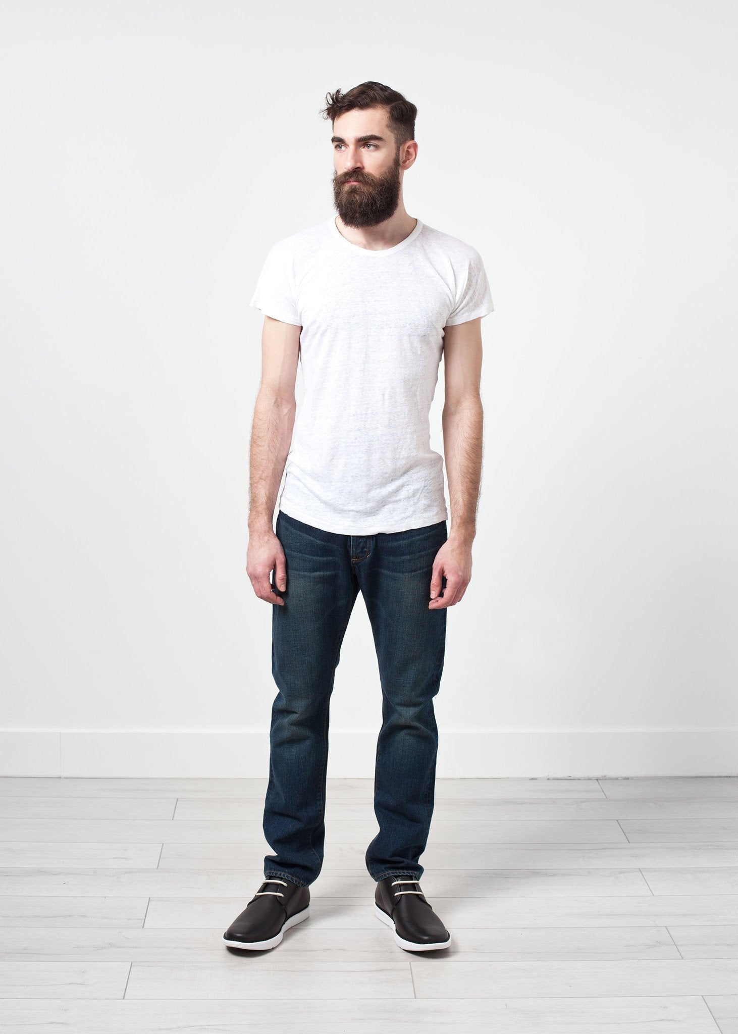 Comfort Tee in White Linen (6707095011422)