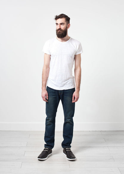Comfort Tee in White Linen (6707095011422)