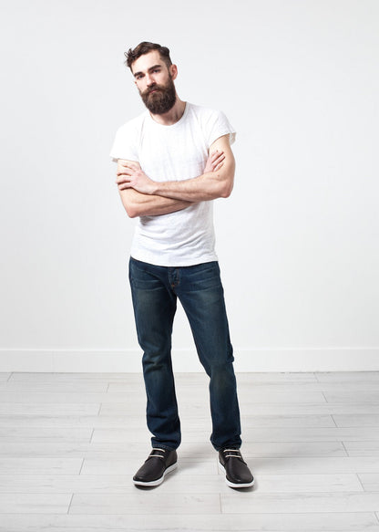 Comfort Tee in White Linen (6707095011422)