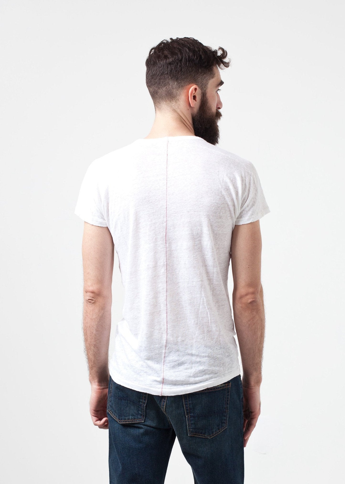 Comfort Tee in White Linen (6707095011422)