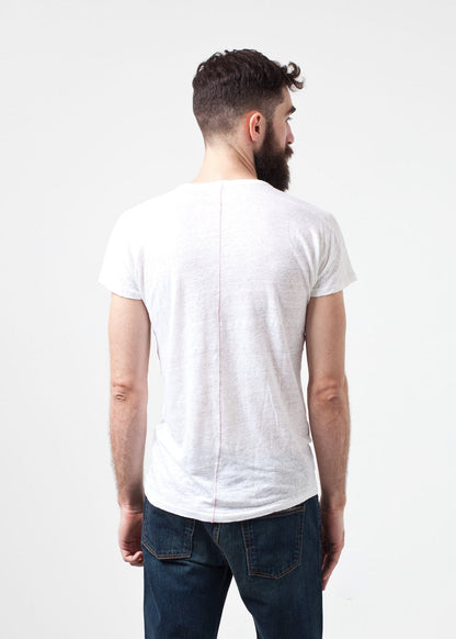 Comfort Tee in White Linen (6707095011422)