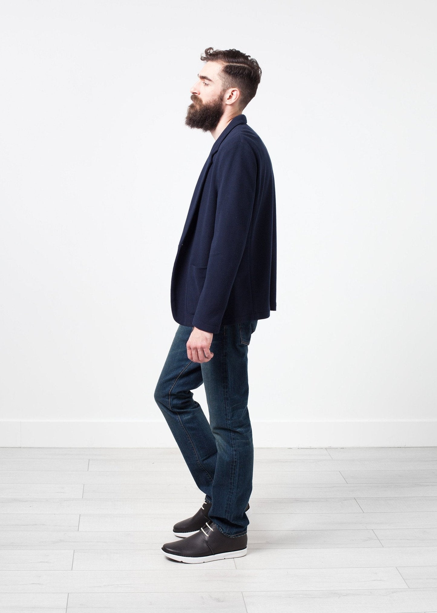 Cotton Jacket in Navy (6707090849886)