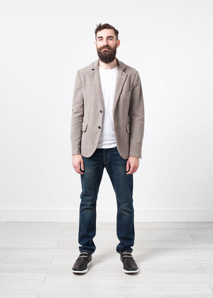 Zepo Brushed Cotton Blazer (6707083804766)