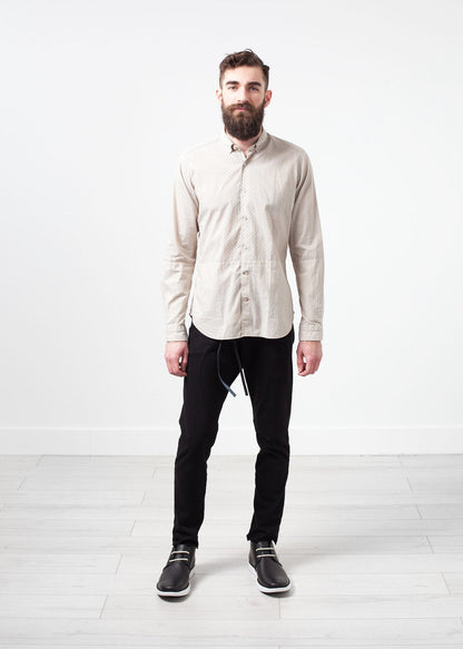 Patterned Button Up in Beige (6707104841822)