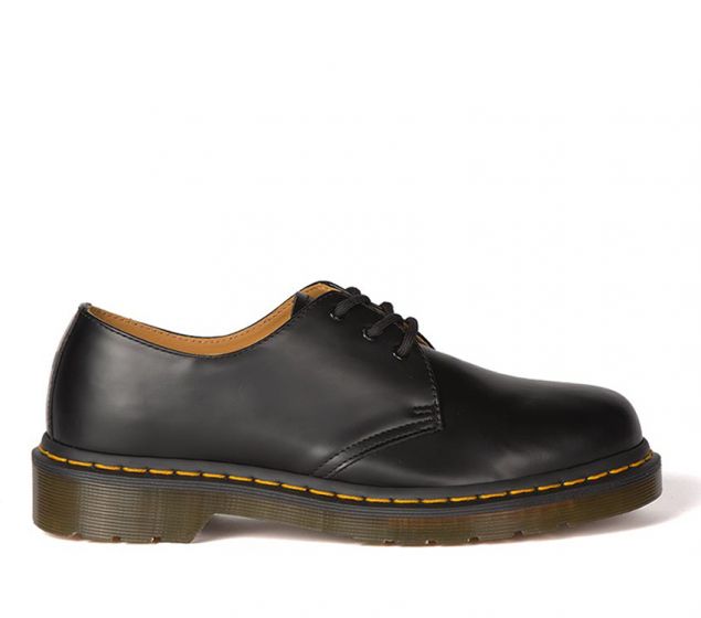 DR MARTENS | 1461 DMC 3-EYE SHOE | BLACK SMOOTH (6617444548702)
