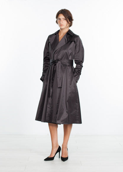 Trench Coat in Black (6707104219230)