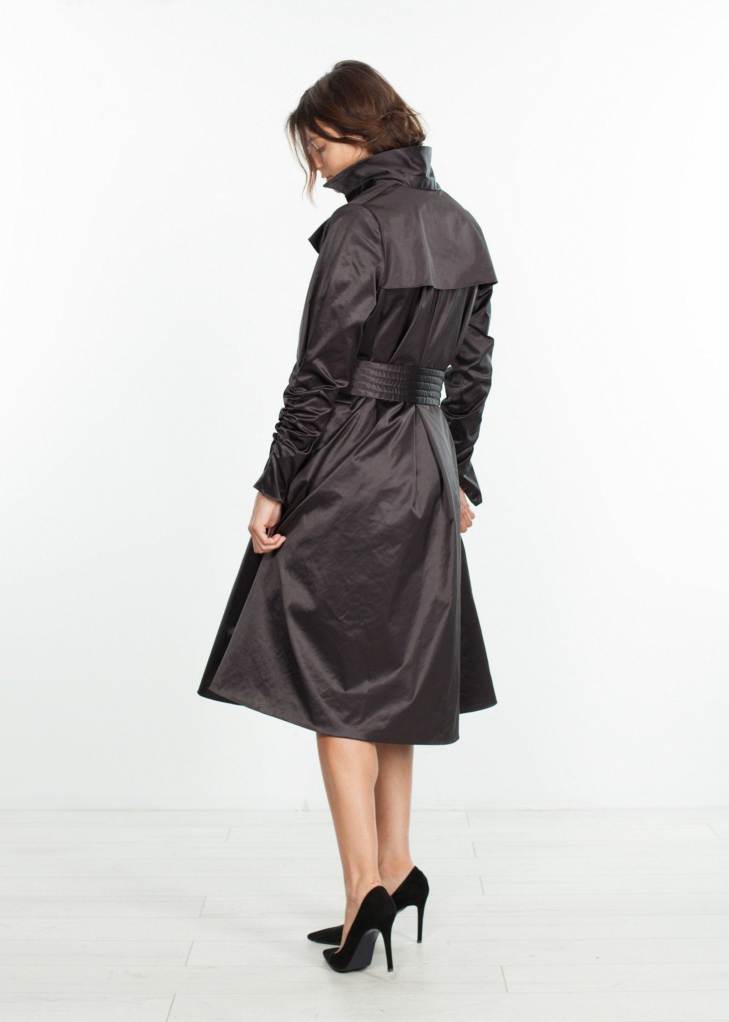 Trench Coat in Black (6707104219230)