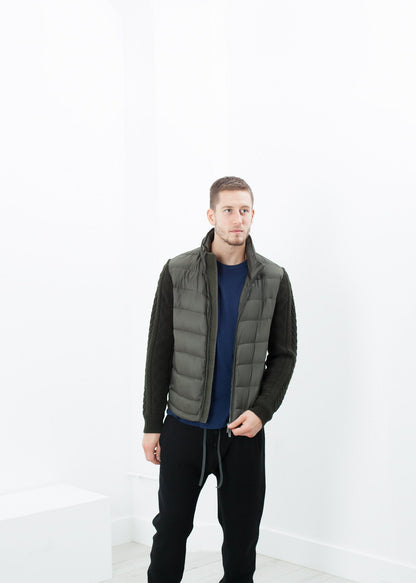 Cashmere Jersey Long Sleeve Tee in Navy (6707099304030)