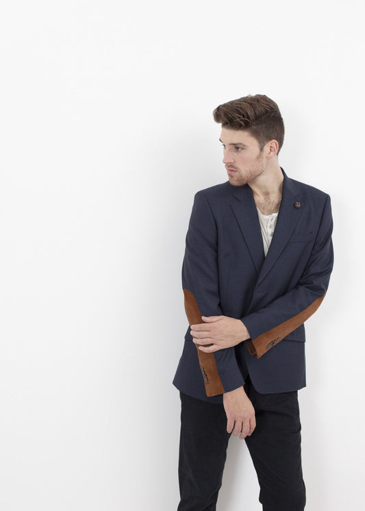 Swift Low Blazer in Navy (6707098550366)