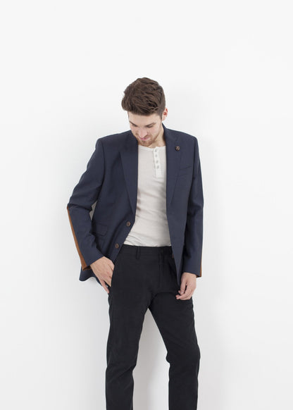 Swift Low Blazer in Navy (6707098550366)